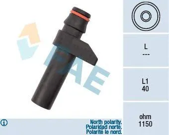 FAE 79187 Датчик фазы двигателя