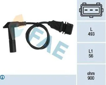 FAE 79208 Датчик положения коленвала BMW E28E30, Alfa Romeo GTVSpider III 78-90