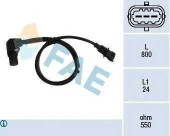 FAE 79239 Датчик положения коленвала Opel