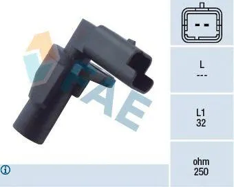 FAE 79249 Датчик положения коленвала Renault