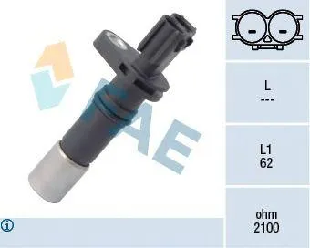 FAE 79286 Датчик положения коленвала Toyota 90919-05070 90919-a5004