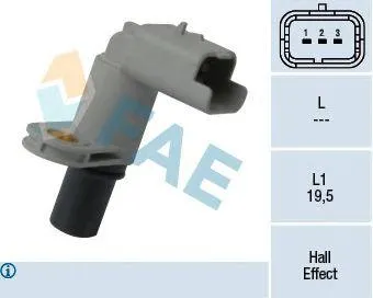 FAE 79307 Датчик положения распредвала Peugeot
