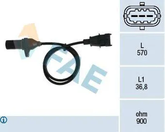 FAE 79332 Датчик положения коленвала Hyundai