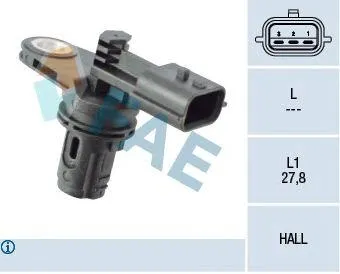 FAE 79360 Датчик положения распредвала Renault