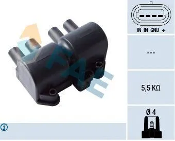 FAE 80318 Катушка зажигания GM