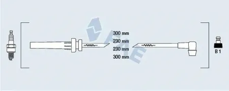 FAE 83982 Провода зажигания