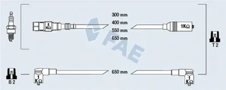 FAE 85865 Провода зажигания