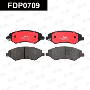 FAP FDP0709 Колодки торм.передние 160x58x18