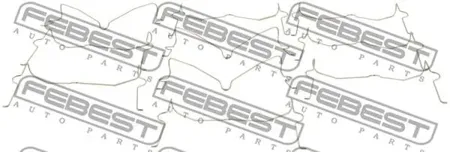 FEBEST 0103004PCS10 Пружина прижимная тормозных колодок pcs 10