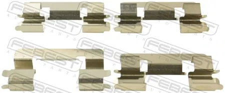 FEBEST 0103CDE120F Ремкомплект торм.колодок передних +зад. Toyota Corolla 1.41.61.82.0D 00>