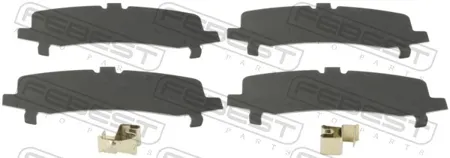 FEBEST 0103GRJ150R Комплект монтажный тормозных колодок TOYOTA LAND CRUISER PRADO GRJ12#/KDJ120 -10 диск.