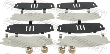 FEBEST 0103NDE180F Противоскрипная пластина, тормозные колодки(задняя пластина)