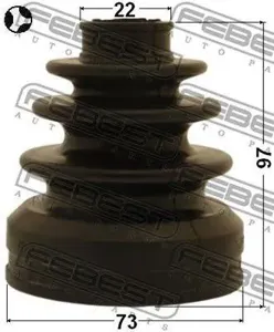 FEBEST 0115GRX125 Пыльника шруса