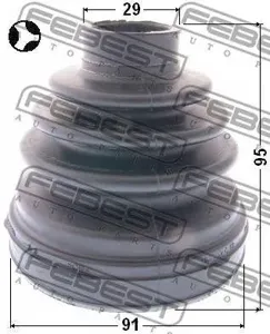 FEBEST 0115KUN26T Пыльника шруса