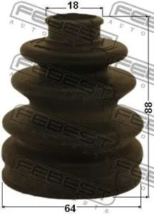 FEBEST 0115MHU38R Пыльника шруса