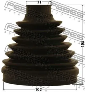 FEBEST 0115PUCK50 Пыльника шруса