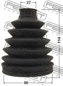 FEBEST 0117PACV40 Пыльника шруса