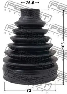 FEBEST 0117PZZE150 Пыльника шруса