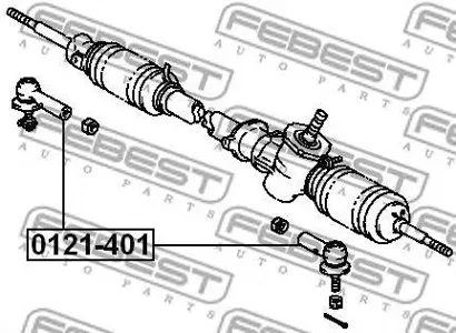 FEBEST 0121401 Наконечник рулевой тяги