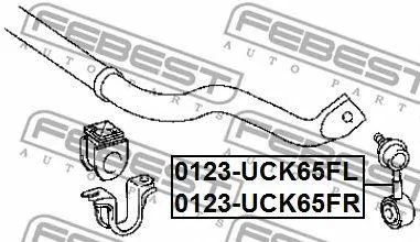 FEBEST 0123UCK65FR Стойка стабилизатора передн. , правая