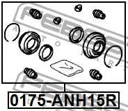 FEBEST 0175ANH15R Ремкомплект суппорта тормозного заднего (на обе стороны)