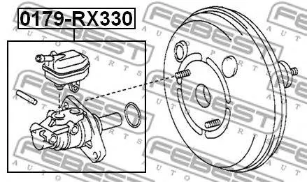 FEBEST 0179RX330 Главный тормозной цилиндр