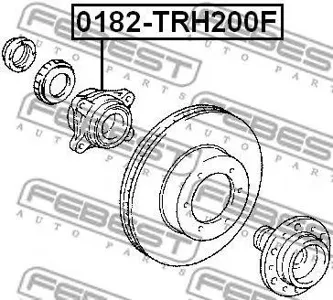 FEBEST 0182TRH200F Ступица передняя комплект