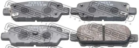FEBEST 0201T31R Колодки торм.задние