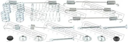 FEBEST 0204D10RKIT Монтажный комплект барабанных колодок