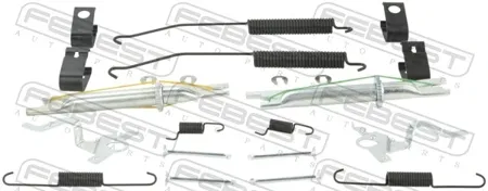 FEBEST 0204D40MRKIT Монтажный комплект барабанных колодок