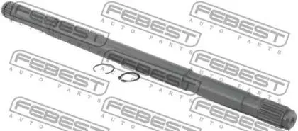 FEBEST 0212K12LH Вал приводной, передний левый