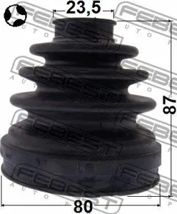 FEBEST 0215T30T Пыльника шруса 