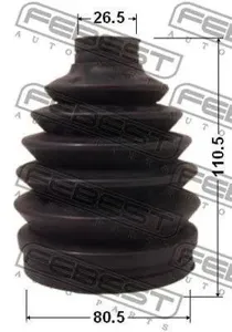 FEBEST 0217PJ1016 Пыльника шруса 