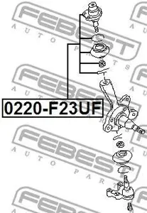 FEBEST 0220F23UF Опора шаровая переднего верхнего рычага