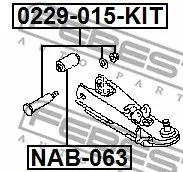 FEBEST 0229015KIT Болт с эксцентриком ремкомплект