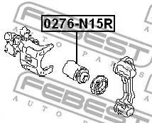 FEBEST 0276N15R Поршень суппорта тормозного заднего с механизмом d33.9