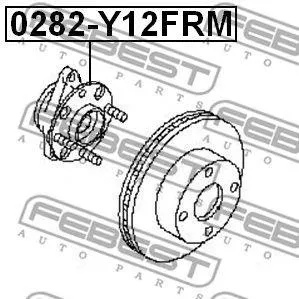 FEBEST 0282Y12FRM Ступица передняя