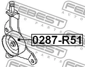 FEBEST 0287R51 Ролик натяжителя комплект