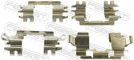 FEBEST 0303EUFKIT Монтажный комплект для дисковых колодок