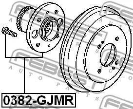 FEBEST 0382GJMR Ступица задняя