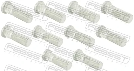 FEBEST 0384001PCS10 Шпилька колёсная pcs 10
