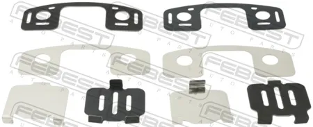 FEBEST 0403CS6R Пластины противоскрипные задних тормозных колодок