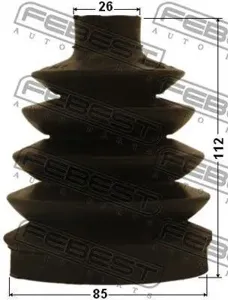 FEBEST 0417PEA3 Пыльника шруса 
