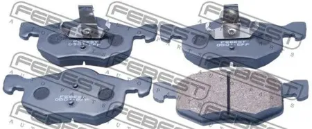FEBEST 0501EPF Колодки торм.передние (с прижимной скобой)