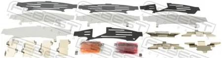 FEBEST 0503GHF Комплект монтажный для дисковых колодок Mazda 6 GH 2007-2012 0503-GHF