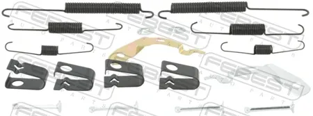 FEBEST 0704JB627RKIT Комплект монтажный тормозных колодок SUZUKI GRAND VITARA JB424X-6 барабан.