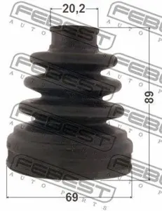 FEBEST 0715RS413 Пыльника шруса