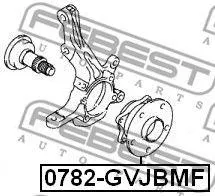 FEBEST 0782GVJBMF Ступица колеса переднего
