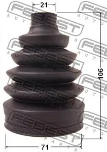 FEBEST 1017PAV Комплект пыльника шруса наружного Daewoo Aveo 1.2 03>