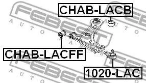 FEBEST 1020LAC Опора шаровая к-кт Daewoo Lacetti 1.41.61.8 02>
